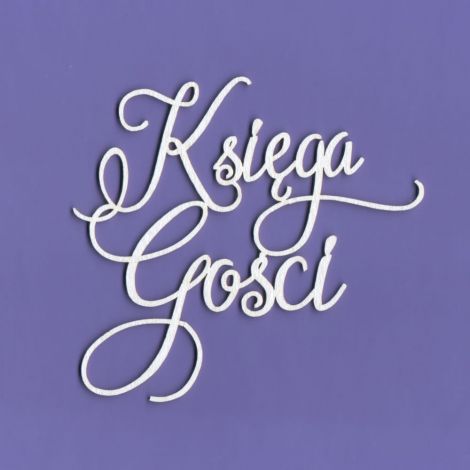 Tekturka Crafty Moly Napis G1 - Księga Gości 1